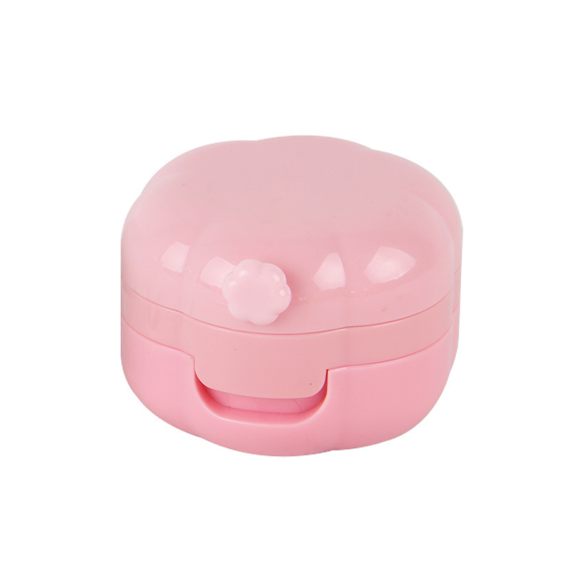 梅花唇膜盒空瓶包材 DIY手工唇膏瓶护肤品双格分装盒